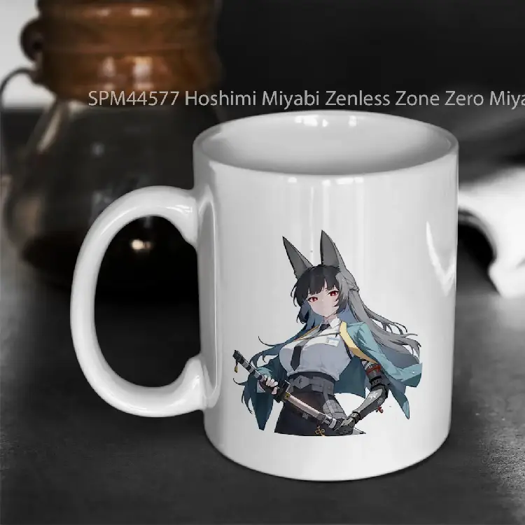 SPM44577 Hoshimi Miyabi Zenless Zone Zero Miyabi ZZZ Decals Case Waifu V05 Gelas Keramik Supermug