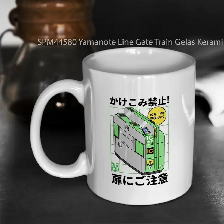 SPM44580 Yamanote Line Gate Train Gelas Keramik Supermug