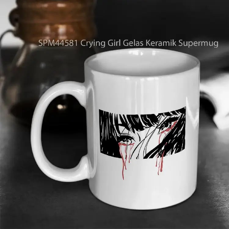 SPM44581 Crying Girl Gelas Keramik Supermug