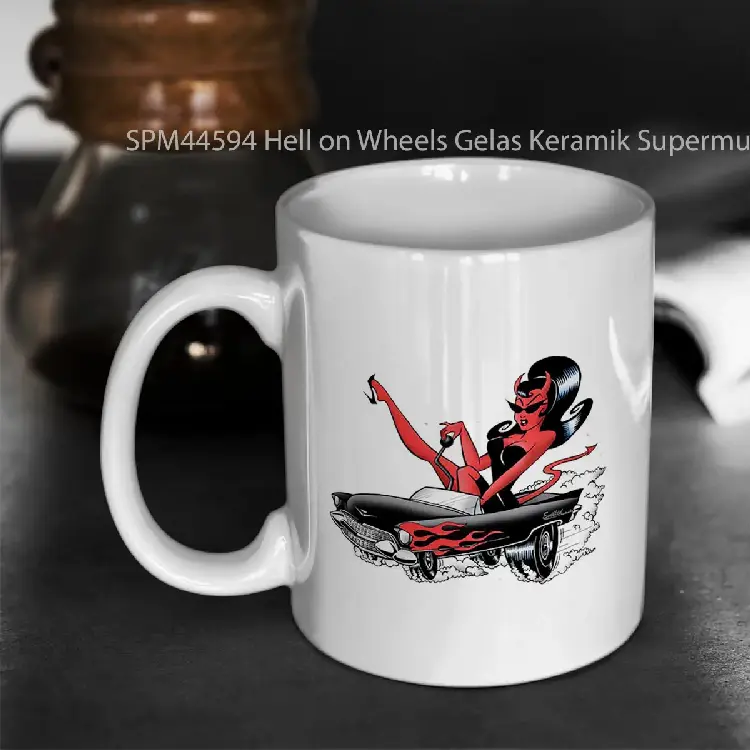 SPM44594 Hell on Wheels Gelas Keramik Supermug