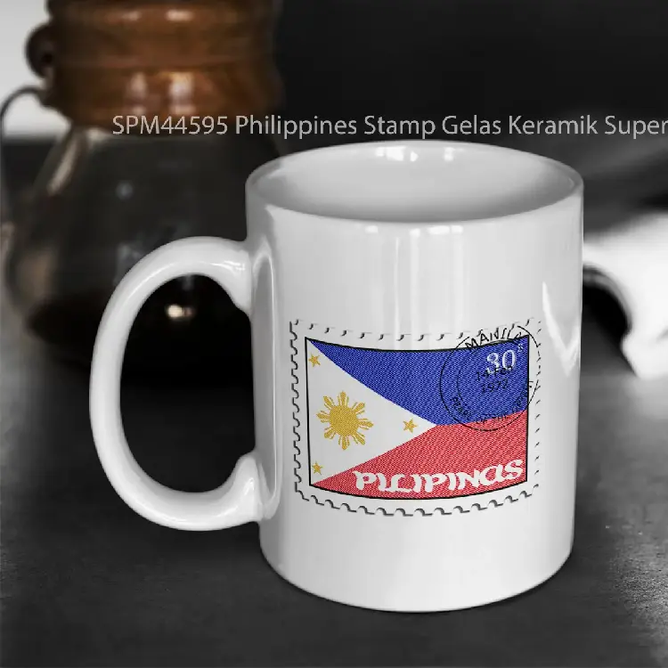 SPM44595 Philippines Stamp Gelas Keramik Supermug