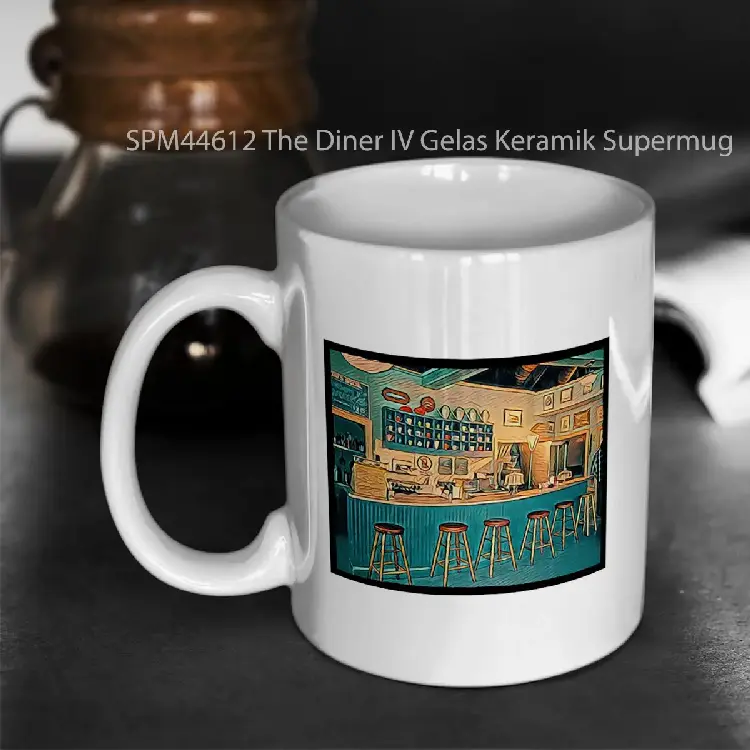 SPM44612 The Diner IV Gelas Keramik Supermug