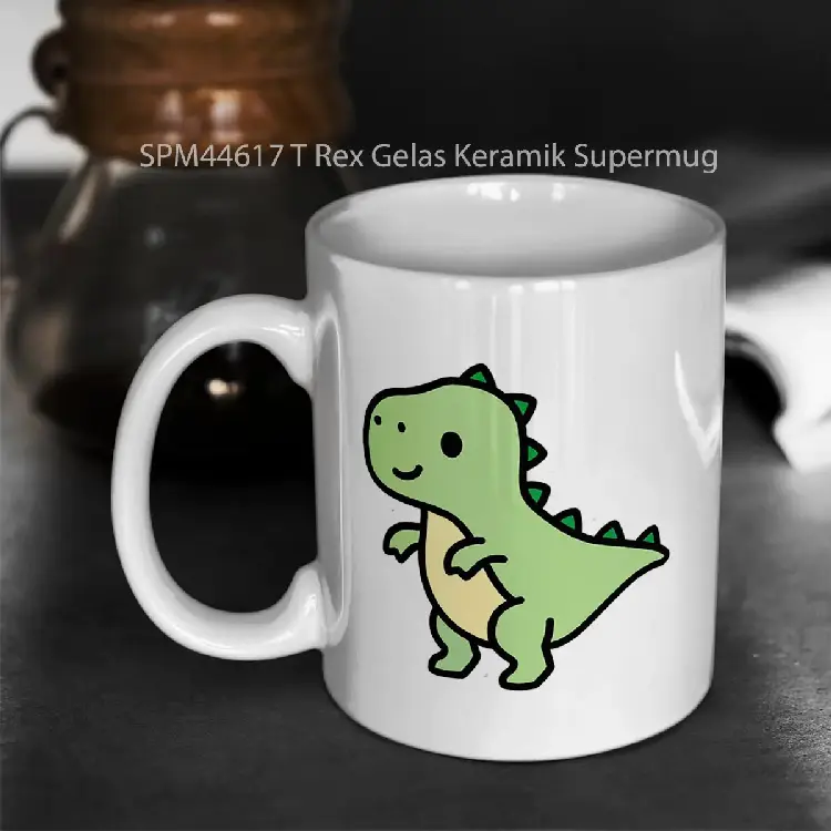 SPM44617 T Rex Gelas Keramik Supermug