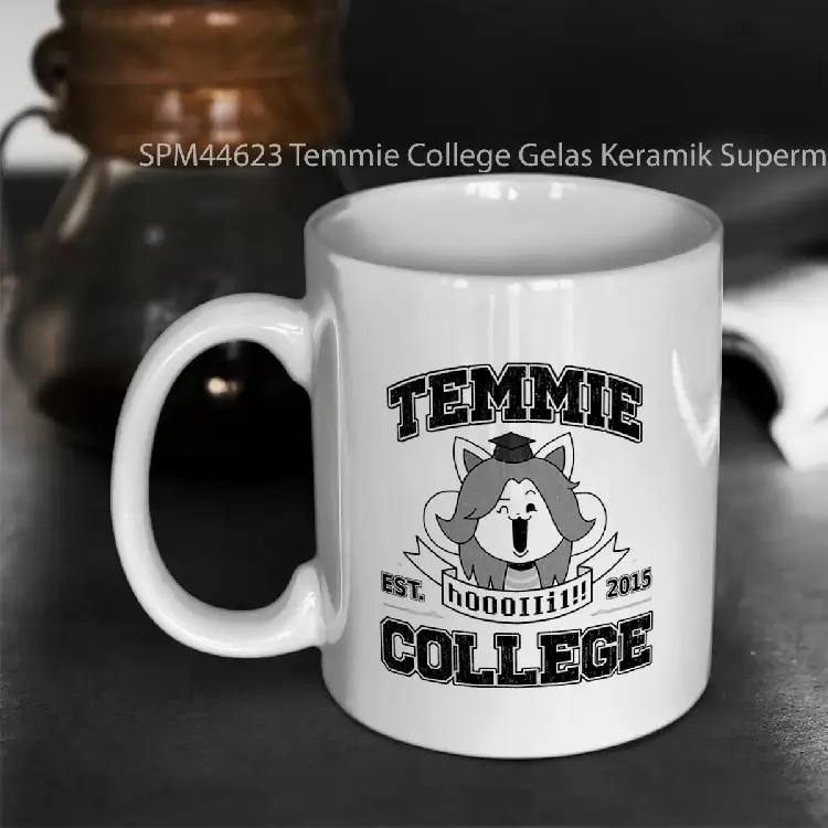 SPM44623 Temmie College Gelas Keramik Supermug