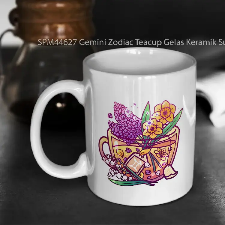 SPM44627 Gemini Zodiac Teacup Gelas Keramik Supermug
