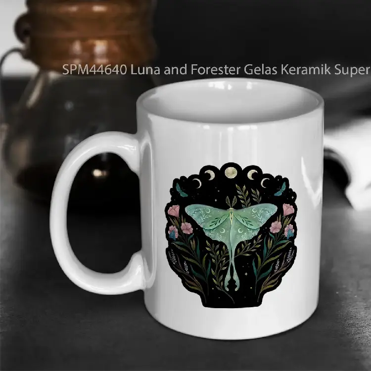 SPM44640 Luna and Forester Gelas Keramik Supermug