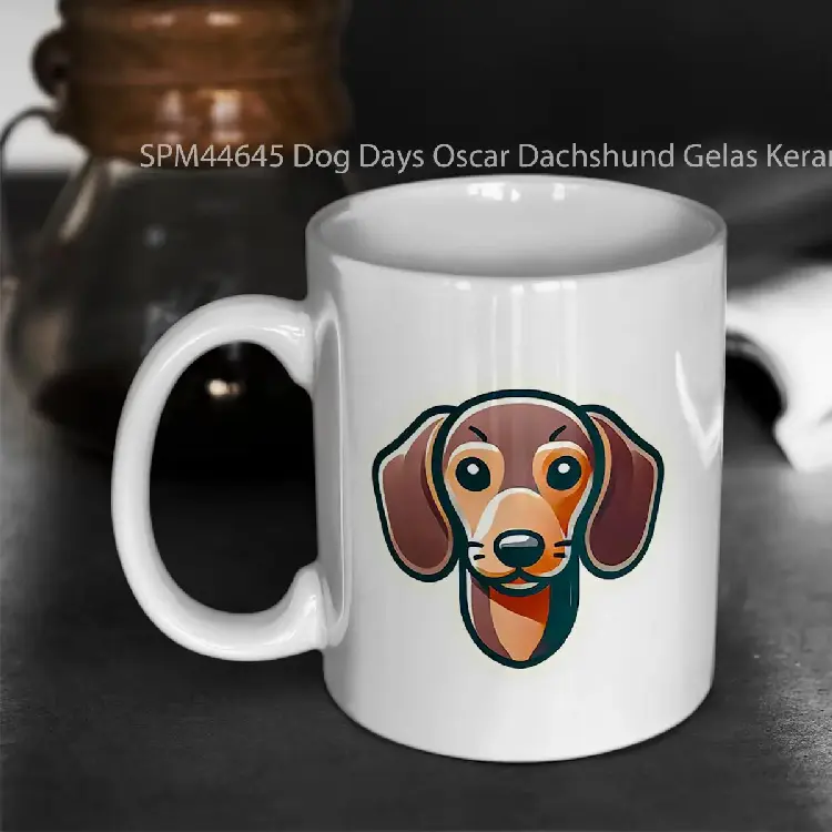 SPM44645 Dog Days Oscar Dachshund Gelas Keramik Supermug