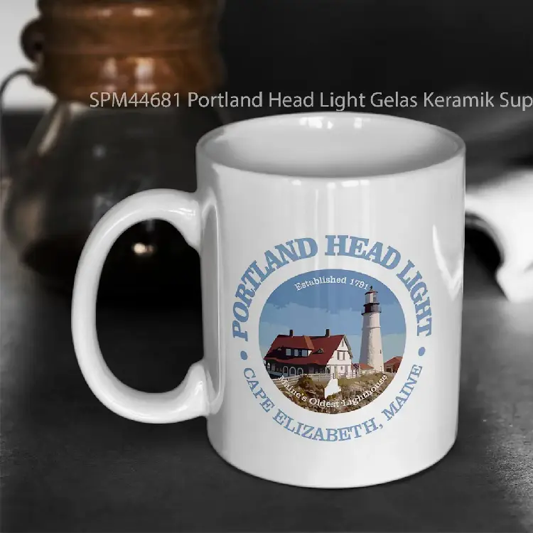 SPM44681 Portland Head Light Gelas Keramik Supermug
