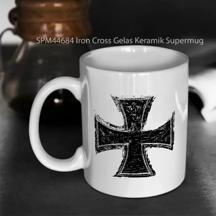 SPM44684 Iron Cross Gelas Keramik Supermug