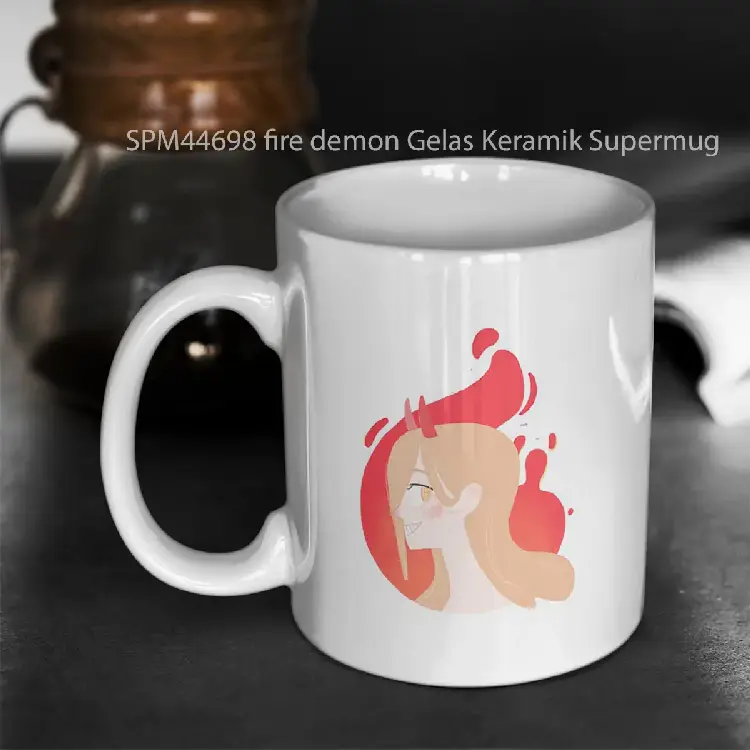 SPM44698 fire demon Gelas Keramik Supermug