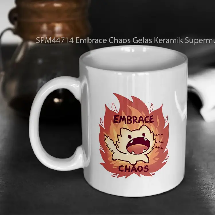 SPM44714 Embrace Chaos Gelas Keramik Supermug