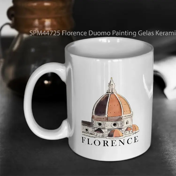 SPM44725 Florence Duomo Painting Gelas Keramik Supermug