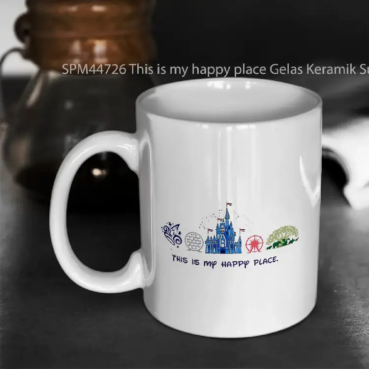 SPM44726 This is my happy place Gelas Keramik Supermug