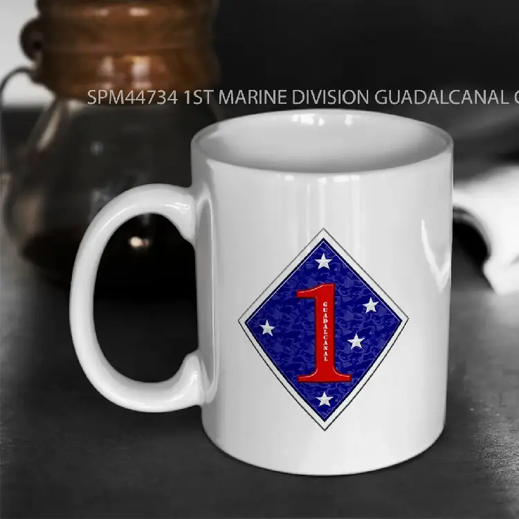 SPM44734 1ST MARINE DIVISION GUADALCANAL Gelas Keramik Supermug