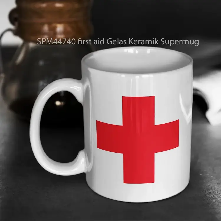 SPM44740 first aid Gelas Keramik Supermug