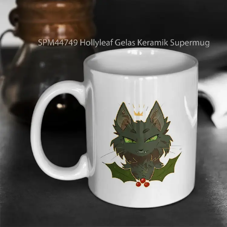 SPM44749 Hollyleaf Gelas Keramik Supermug