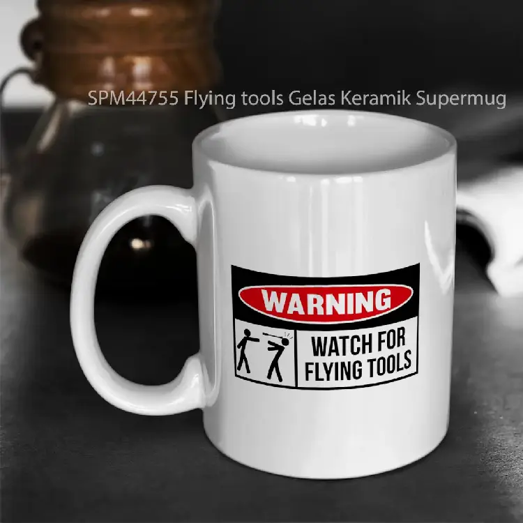 SPM44755 Flying tools Gelas Keramik Supermug