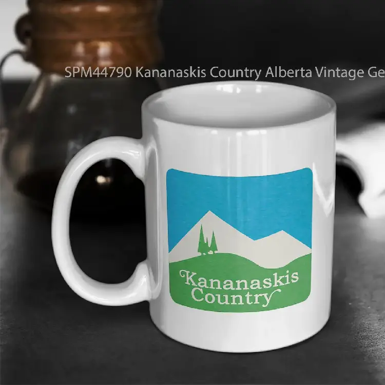 SPM44790 Kananaskis Country Alberta Vintage Gelas Keramik Supermug
