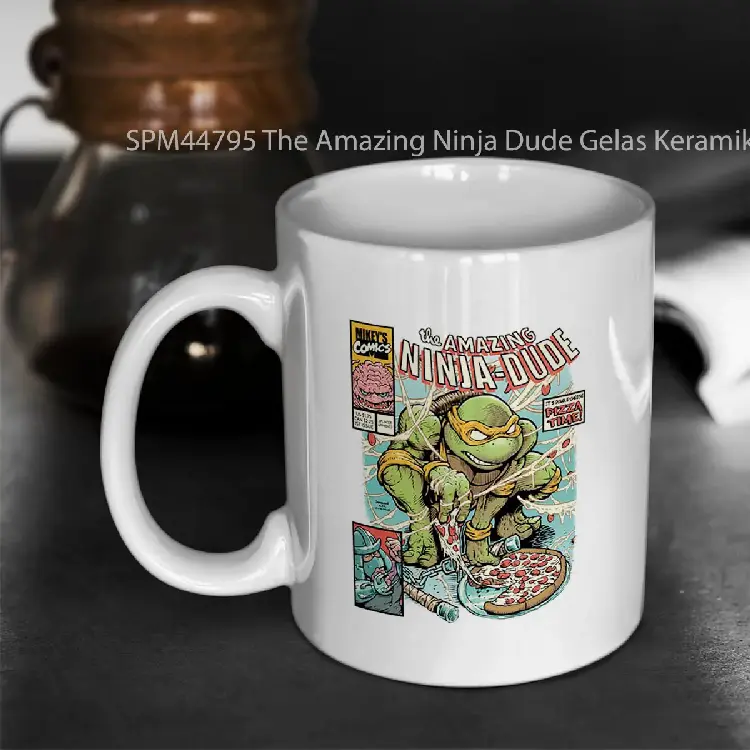 SPM44795 The Amazing Ninja Dude Gelas Keramik Supermug