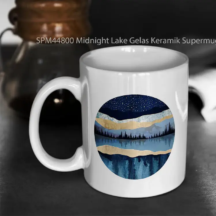 SPM44800 Midnight Lake Gelas Keramik Supermug