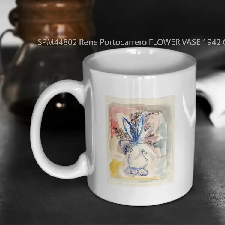 SPM44802 Rene Portocarrero FLOWER VASE 1942 Gelas Keramik Supermug