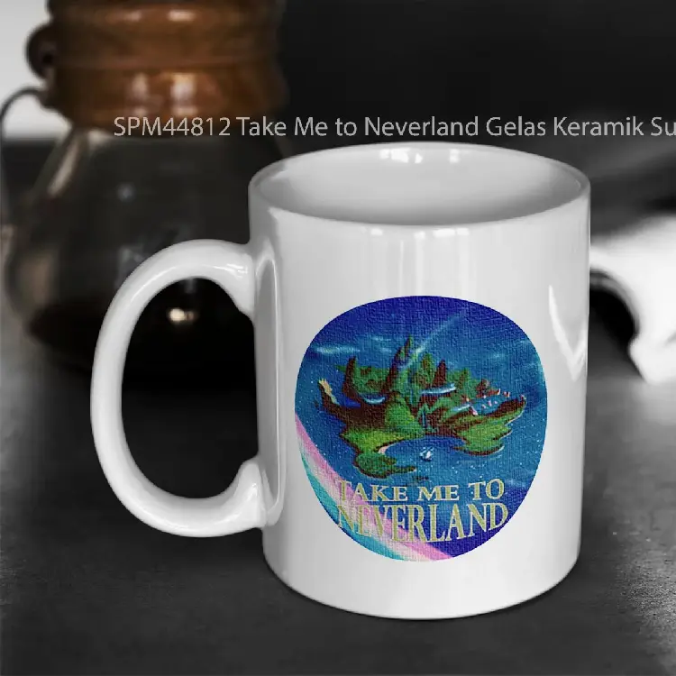 SPM44812 Take Me to Neverland Gelas Keramik Supermug
