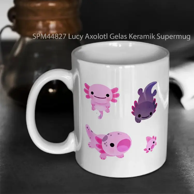 SPM44827 Lucy Axolotl Gelas Keramik Supermug