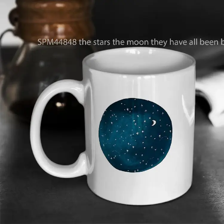 SPM44848 the stars the moon they have all been blown out Gelas Keramik Supermug