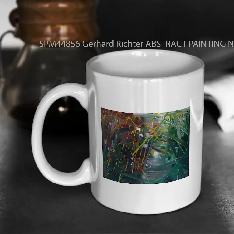 SPM44856 Gerhard Richter ABSTRACT PAINTING NO 439 Gelas Keramik Supermug
