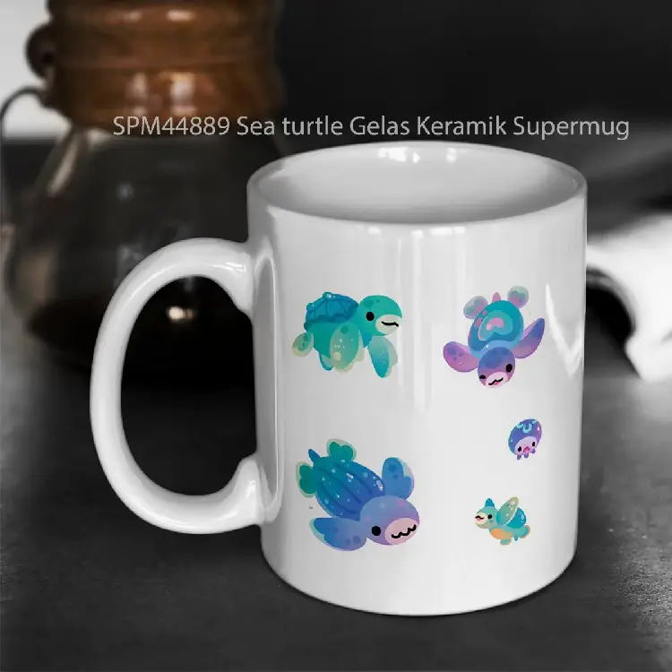 SPM44889 Sea turtle Gelas Keramik Supermug