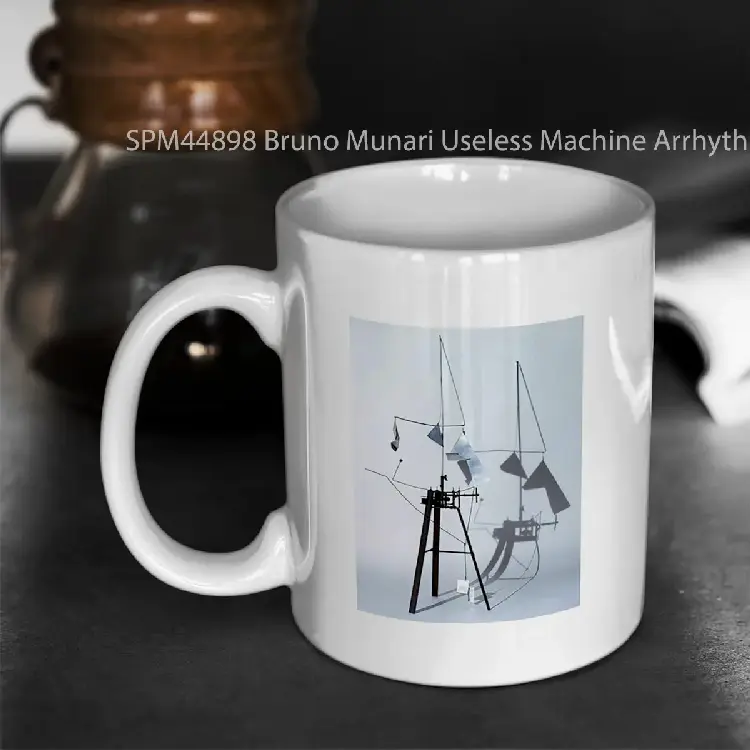 SPM44898 Bruno Munari Useless Machine Arrhythmic Carousel 1953 Gelas Keramik Supermug