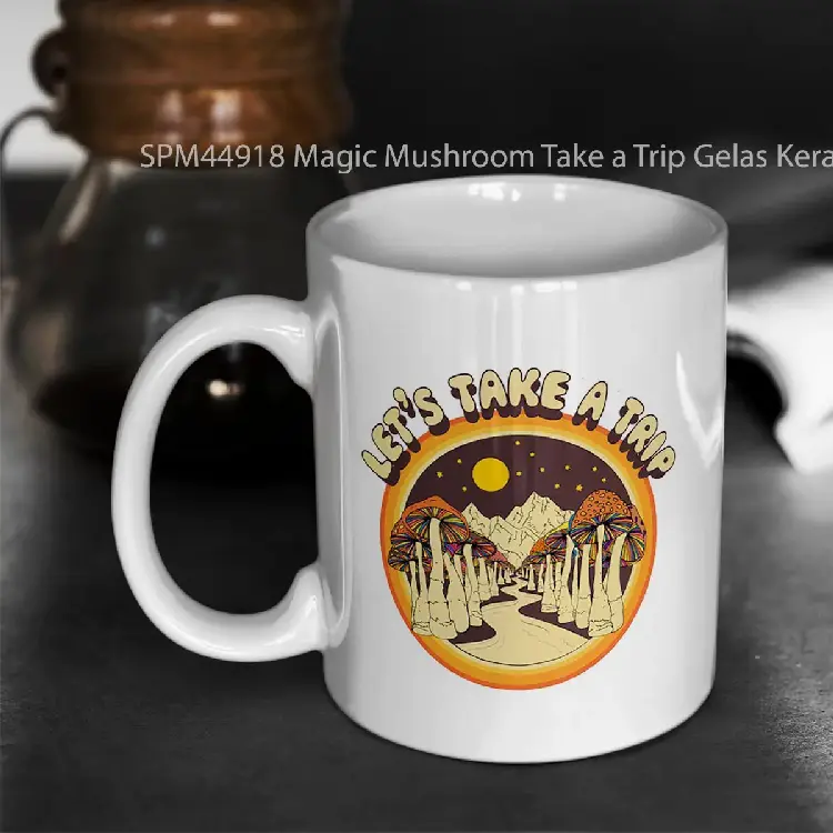 SPM44918 Magic Mushroom Take a Trip Gelas Keramik Supermug