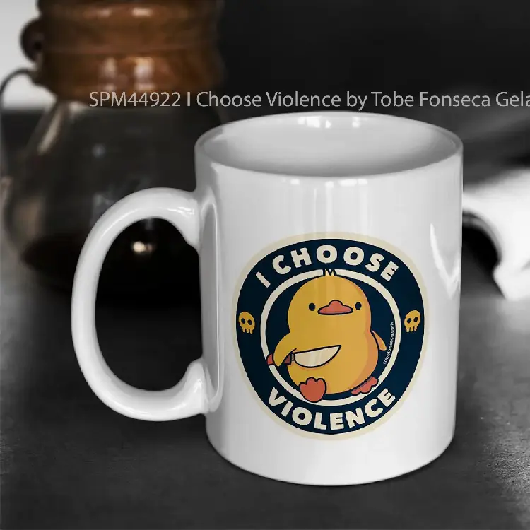 SPM44922 I Choose Violence by Tobe Fonseca Gelas Keramik Supermug