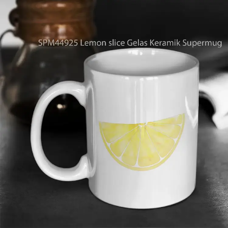 SPM44925 Lemon slice Gelas Keramik Supermug