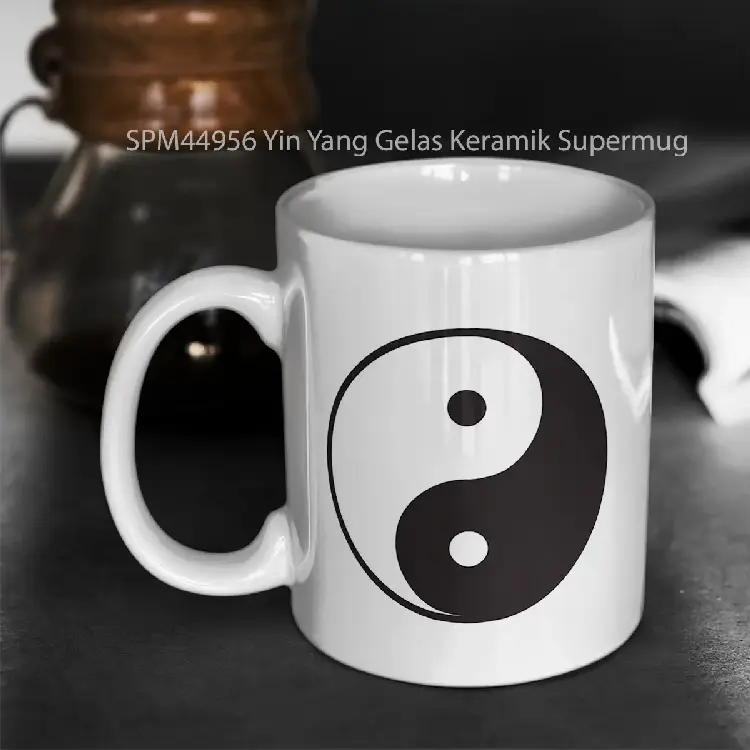 SPM44956 Yin Yang Gelas Keramik Supermug