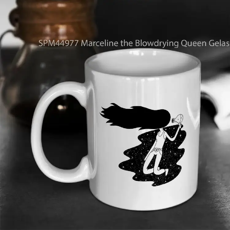 SPM44977 Marceline the Blowdrying Queen Gelas Keramik Supermug