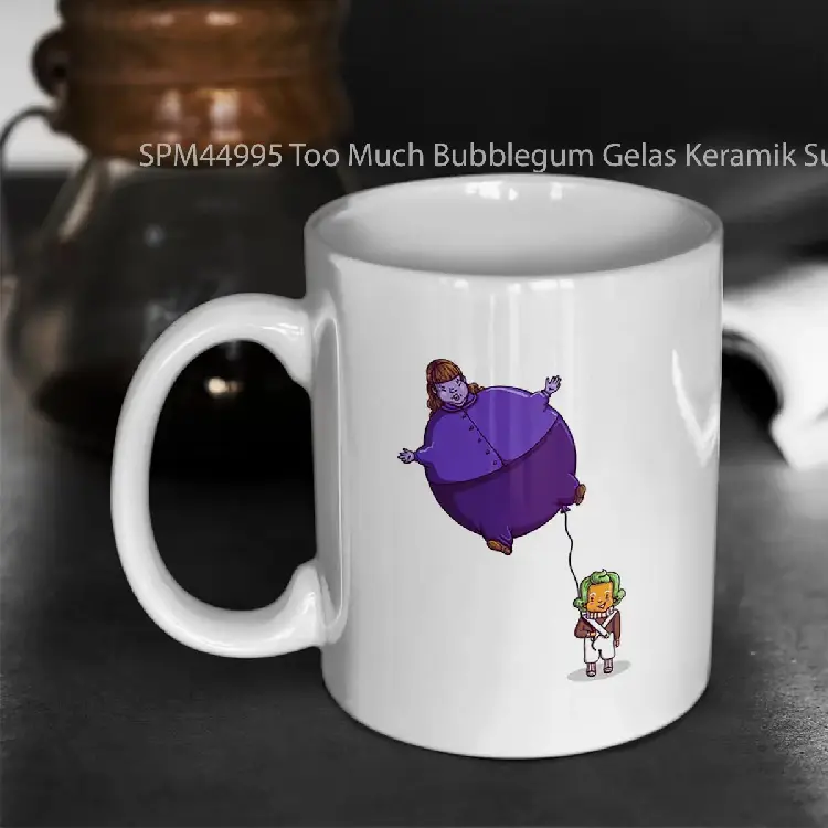 SPM44995 Too Much Bubblegum Gelas Keramik Supermug