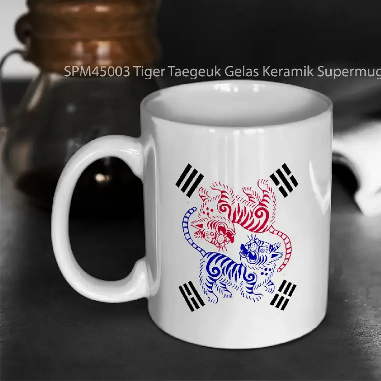 SPM45003 Tiger Taegeuk Gelas Keramik Supermug