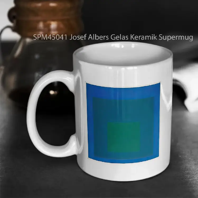 SPM45041 Josef Albers Gelas Keramik Supermug