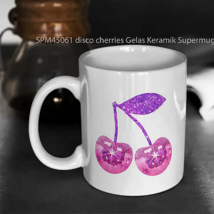 SPM45061 disco cherries Gelas Keramik Supermug