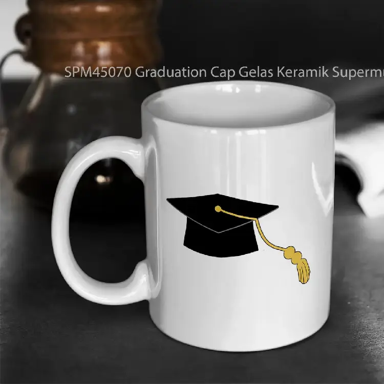 SPM45070 Graduation Cap Gelas Keramik Supermug