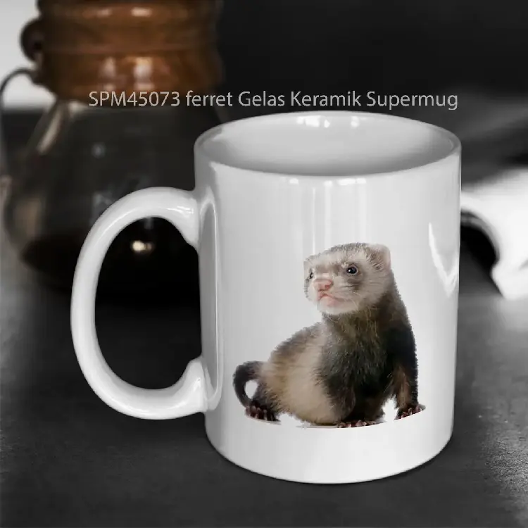 SPM45073 ferret Gelas Keramik Supermug