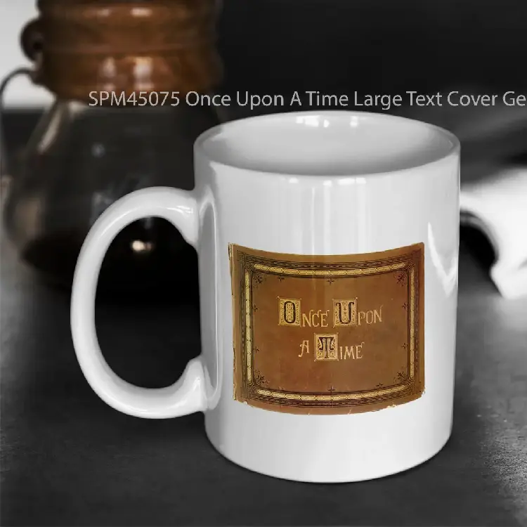 SPM45075 Once Upon A Time Large Text Cover Gelas Keramik Supermug