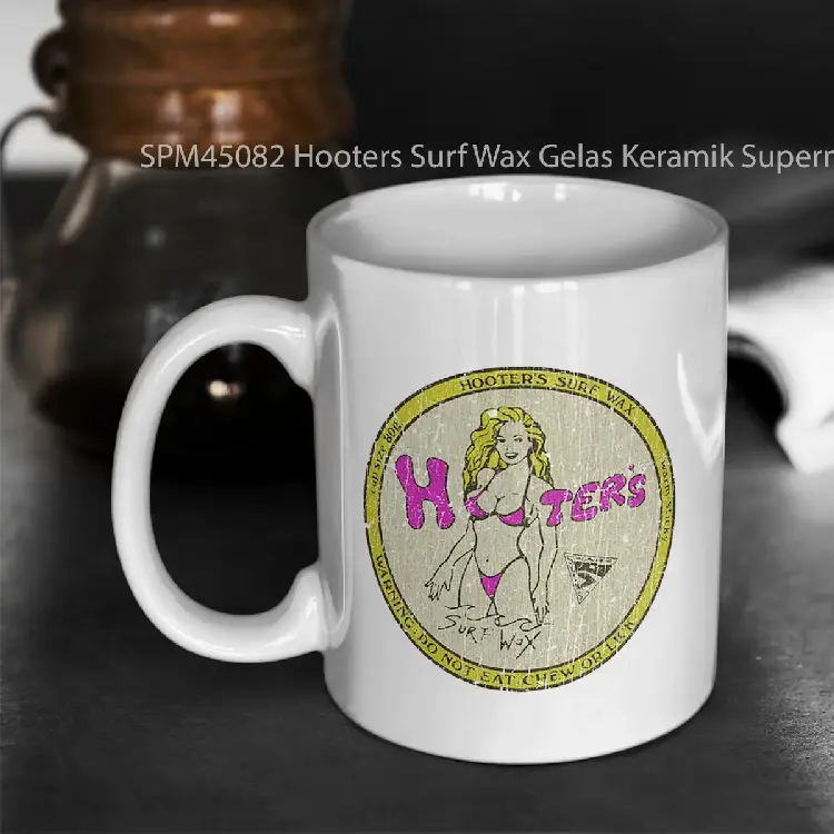 SPM45082 Hooters Surf Wax Gelas Keramik Supermug