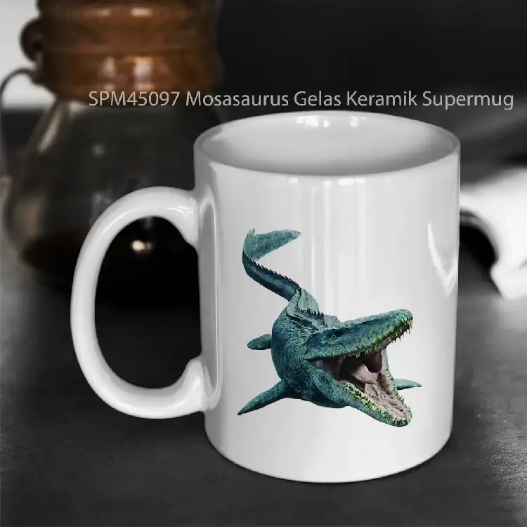 SPM45097 Mosasaurus Gelas Keramik Supermug