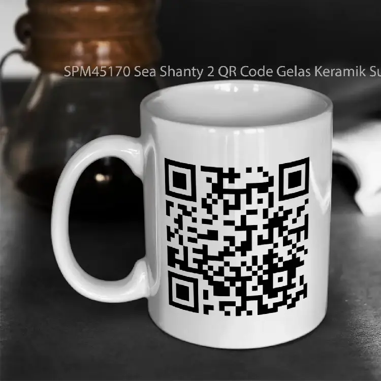 SPM45170 Sea Shanty 2 QR Code Gelas Keramik Supermug