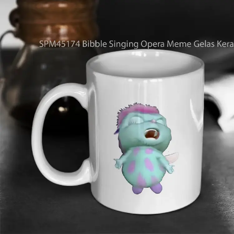 SPM45174 Bibble Singing Opera Meme Gelas Keramik Supermug