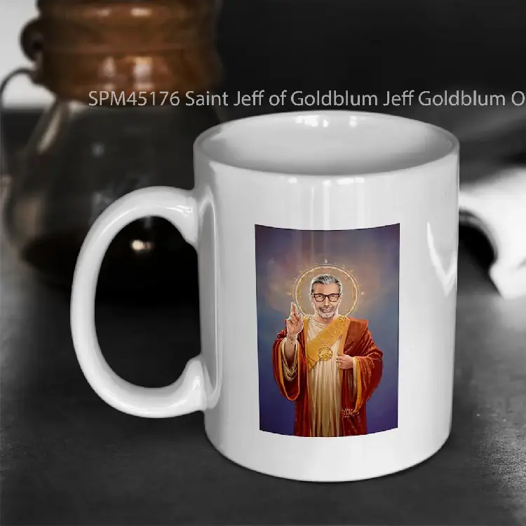 SPM45176 Saint Jeff of Goldblum Jeff Goldblum Original Religious Painting Gelas Keramik Supermug