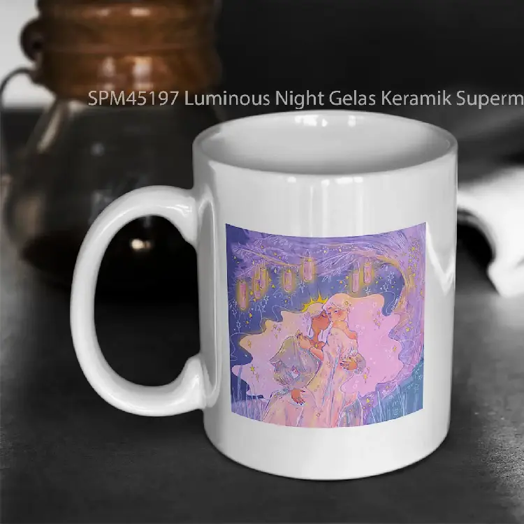 SPM45197 Luminous Night Gelas Keramik Supermug