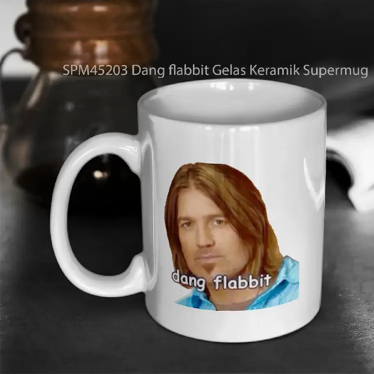 SPM45203 Dang flabbit Gelas Keramik Supermug